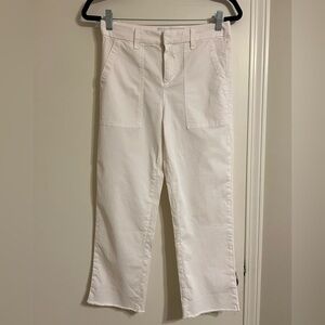 Frank & Eileen white chino pant, size 2